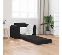 vidaXL Folding Sofa Bed Black 98 x 71 x 83 cm Velvet