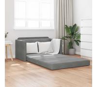Folding Sofa Bed Dark Grey 124 x 71 x 78 cm Velvet