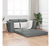 vidaXL Folding Sofa Bed Dark Grey 148 x 71 x 83 cm Fabric