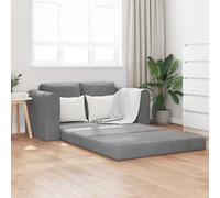 vidaXL Folding Sofa Bed Dark Grey 148 x 71 x 83 cm Velvet