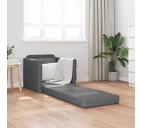 vidaXL Folding Sofa Bed Dark Grey 74 x 77 x 81 cm Fabric