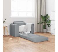 vidaXL Folding Sofa Bed Light Grey 98 x 71 x 83 cm Fabric