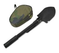 vidaXL Folding Spade Shovel Pick Axe Camping Digging Tool Carbon Steel Black
