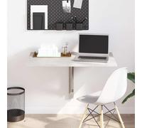 Vidaxl Folding Wall Table Concrete Grey 100X60X56 Cm Engineered Wood