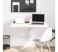 (High gloss white) vidaXL Folding Wall Table Office Bedroom Computer Writing Desk Multi Colours
