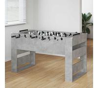 vidaXL Foosball Table Concrete Grey 146.5 x 74 x 85 cm Engineered Wood