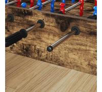 vidaXL Foosball Table End Caps 10 pcs Black 1.9 x 1.9 x 1.6 cm PP