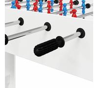 vidaXL Foosball Table Handles 10 pcs Black 2.8 x 2.8 x 9.3 cm PP