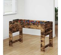 vidaXL Foosball Table Smoked Oak 125 x 60.5 x 80 cm Engineered Wood