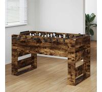 vidaXL Foosball Table Smoked Oak 146.5 x 74 x 85 cm Engineered Wood