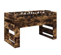 vidaXL Foosball Table Smoked Oak 146.5 x 74 x 85 cm Engineered Wood