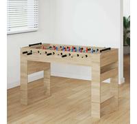 vidaXL Foosball Table Sonoma Oak 125 x 60.5 x 80 cm Engineered Wood