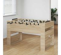 vidaXL Foosball Table Sonoma Oak 146.5 x 74 x 85 cm Engineered Wood