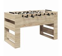 vidaXL Foosball Table Sonoma Oak 146.5 x 74 x 85 cm Engineered Wood