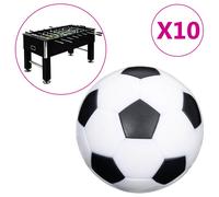 vidaXL 10x Football Table Balls 32 mm ABS Foosball Table Ball Replacement