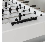 vidaXL Football Table Counters 2 pcs Black 30 x 2.2 x 2.9 cm HIPS