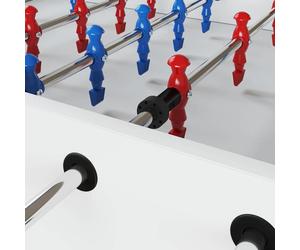 vidaXL Football Table Players 22 pcs Blue and Red 2.4 x 2.1 x 9.7 cm