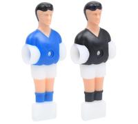 vidaXL Football Table Players for 12.7 mm Rod, 22 pcs - Easy Install, Fun Home Activity, Replacement Players in Blue and White, Black and White Clothes'