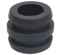 vidaXL Football Table Rod Stoppers, ABS Material, Suitable for 15.9/16 mm Player Rod, Black, Pack of 16, Durable and Easy to Install