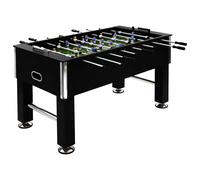 vidaXL Football Table Steel 60 kg 140x74.5x87.5 cm Black