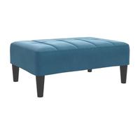 vidaXL Footstool, Footrest for Living Room Entryway Office Bedroom, Ottoman Footstool for Sofa Recliner, Sofa Stool Pouffe, Blue Velvet