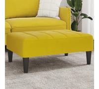 vidaXL Footstool Yellow 77x55x31 cm Velvet