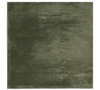 vidaXL Forest Green Soft Short Pile Rug - Warm, Textured Polyester Area Rug with Non-Slip Backing - Perfect for Living Room, Bedroom, or Office - 240 x 240 cm