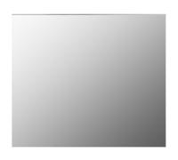vidaXL Frameless Mirror 80x60cm Glass Perspex Wall Mirror Sheet Makeup Studio