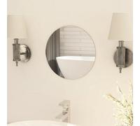 vidaXL Frameless Mirror Round 30 cm Glass UK HOT