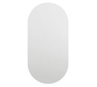 vidaXL Frameless Wall-mounted Glass Mirror for Modern Home - Minimalistic Design Adds Spacious Feel to Bedroom, Living Room or Dressing Room - Easy Assembly, Size: 80x40 cm