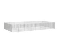 vidaXL Free Range Animal Enclosure 24-Panel 54x60 cm Galvanised Iron