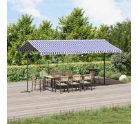 (5 x 3 m) vidaXL Free Standing Awning Canopy Garden Canopy Sunshade Outdoor Shelter