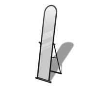 Vidaxl Free Standing Floor Mirror Full Length Rectangular Black