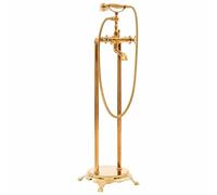 Vidaxl Freestanding Bathtub Faucet Stainless Steel 99.5 Cm Gold, Gold