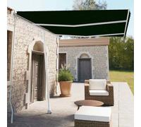 vidaXL Freestanding Manual Retractable Awning 350x250 cm Anthracite Shelter