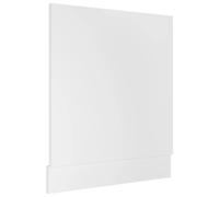 vidaXL Dishwasher Panel White 59.5x3x67 cm Engineered Wood, White