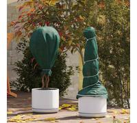 vidaXL Frost Protection Plant Fleece Green 100 x 1.6 m