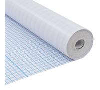vidaXL Frosted Privacy Window Film - Self-adhesive, Use in Bedrooms, Bathrooms, Offices - White PVC Material - Stripe Design - Durable, Waterproof and Reusable - 90cm Width x 20m Length - Weight ...