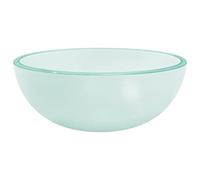 vidaXL Basin Bathroom Furniture Sink Washroom Wash Basin Powder Room Cloakroom Toilet Washing Sink Bowl for Vanity Cabinet Tempered Glass Frosted