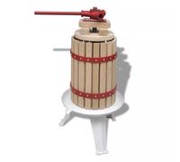 vidaXL Fruit and Wine Press 6L Cider Apple Berry Juice Maker Beer Making Tool