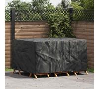 vidaXL Furniture Cover Plain Black 180 x 140 x 90 cm 420D