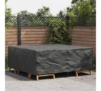 vidaXL Furniture Cover Plain Black 210 x 200 x 70 cm 600D