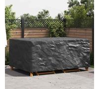 vidaXL Furniture Cover Plain Black 240 x 160 x 100 cm 210D