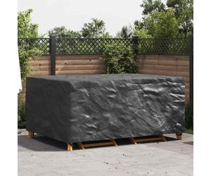 vidaXL Furniture Cover Plain Black 240 x 180 x 100 cm 210D
