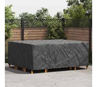 vidaXL Furniture Cover Plain Black 250 x 210 x 70 cm 600D