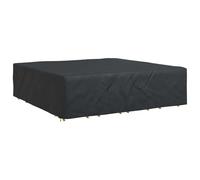 vidaXL Furniture Cover Plain Black 260 x 260 x 70 cm 600D