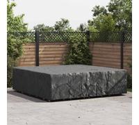 vidaXL Furniture Cover Plain Black 275 x 275 x 70 cm 600D