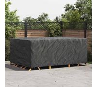 vidaXL Furniture Cover Plain Black 280 x 204 x 106 cm 210D