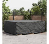 vidaXL Furniture Cover Plain Black 300 x 250 x 100 cm 210D