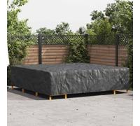 vidaXL Furniture Cover Plain Black 300 x 300 x 70 cm 210D